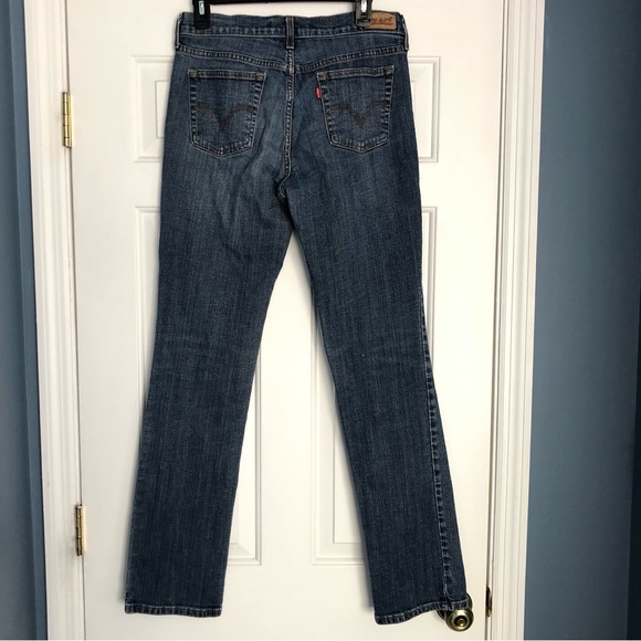 Levi’s Jeans Women's Size 6 Long Blue 505 Straight Leg Jeans Classic - Picture 3 of 13